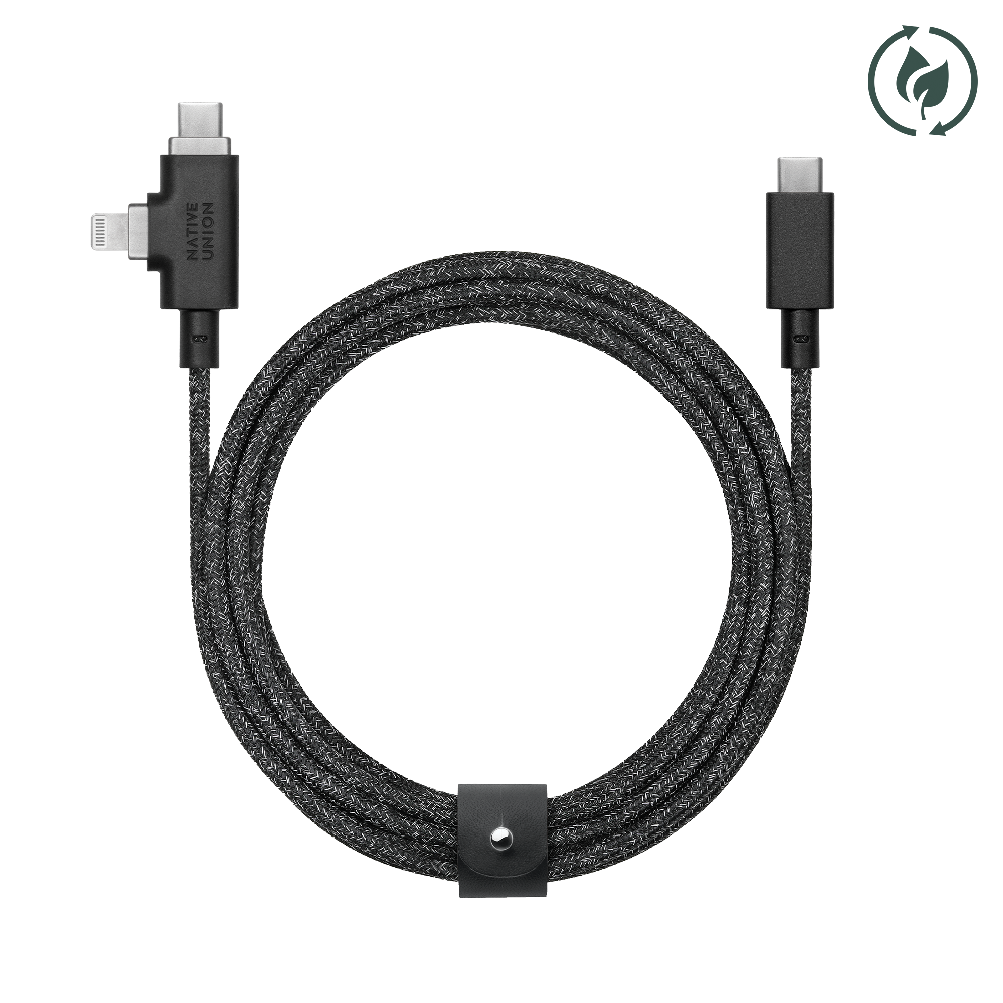 Belt Cable Duo Pro 240W (USB-C to USB-C & Lightning)