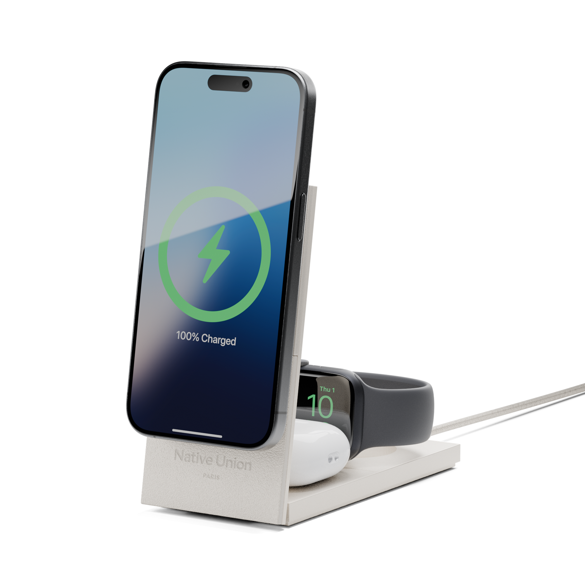 Rise 3-in-1 Magnetic Wireless Charger