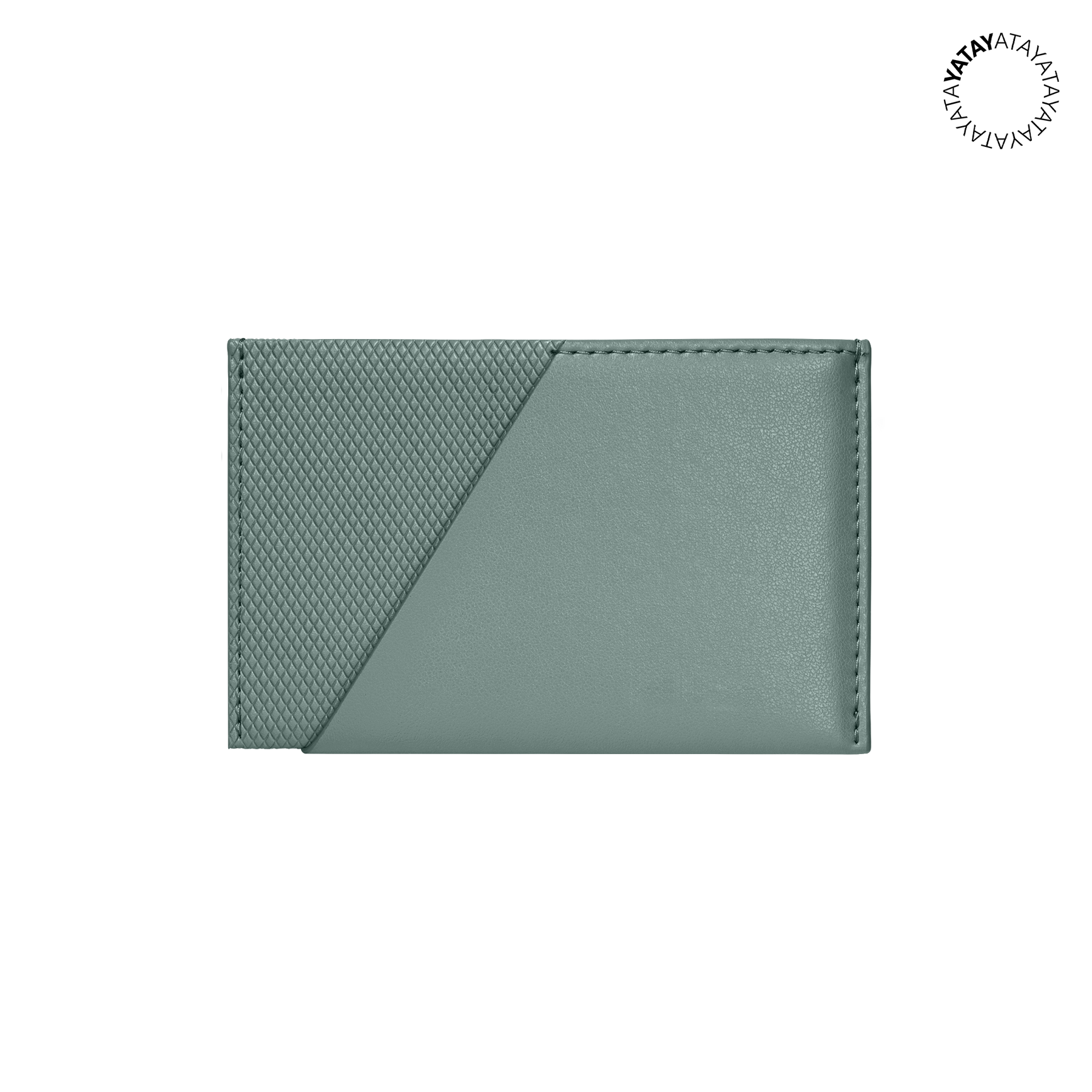 Small Green Leather Wallet Multi Card Spaces Note -  Israel