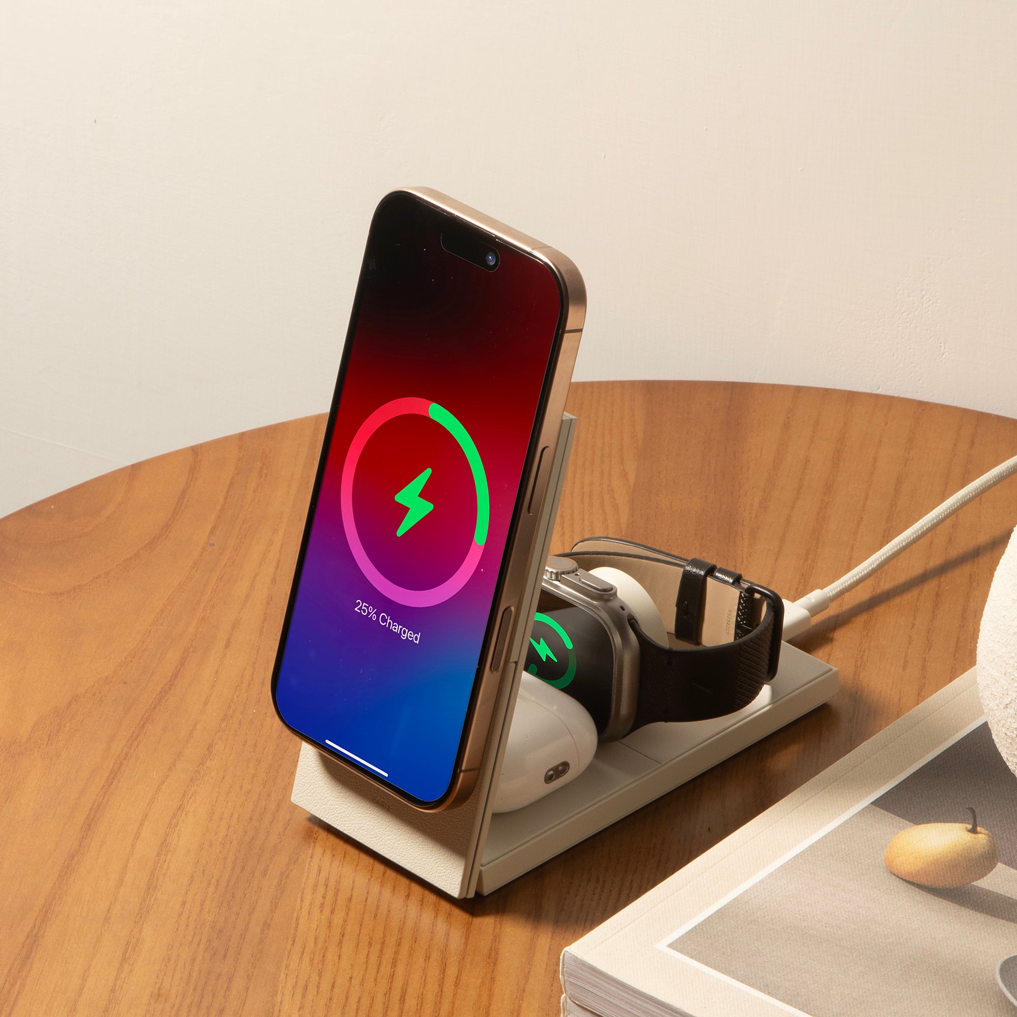 Rise 3-in-1 Magnetic Wireless Charger