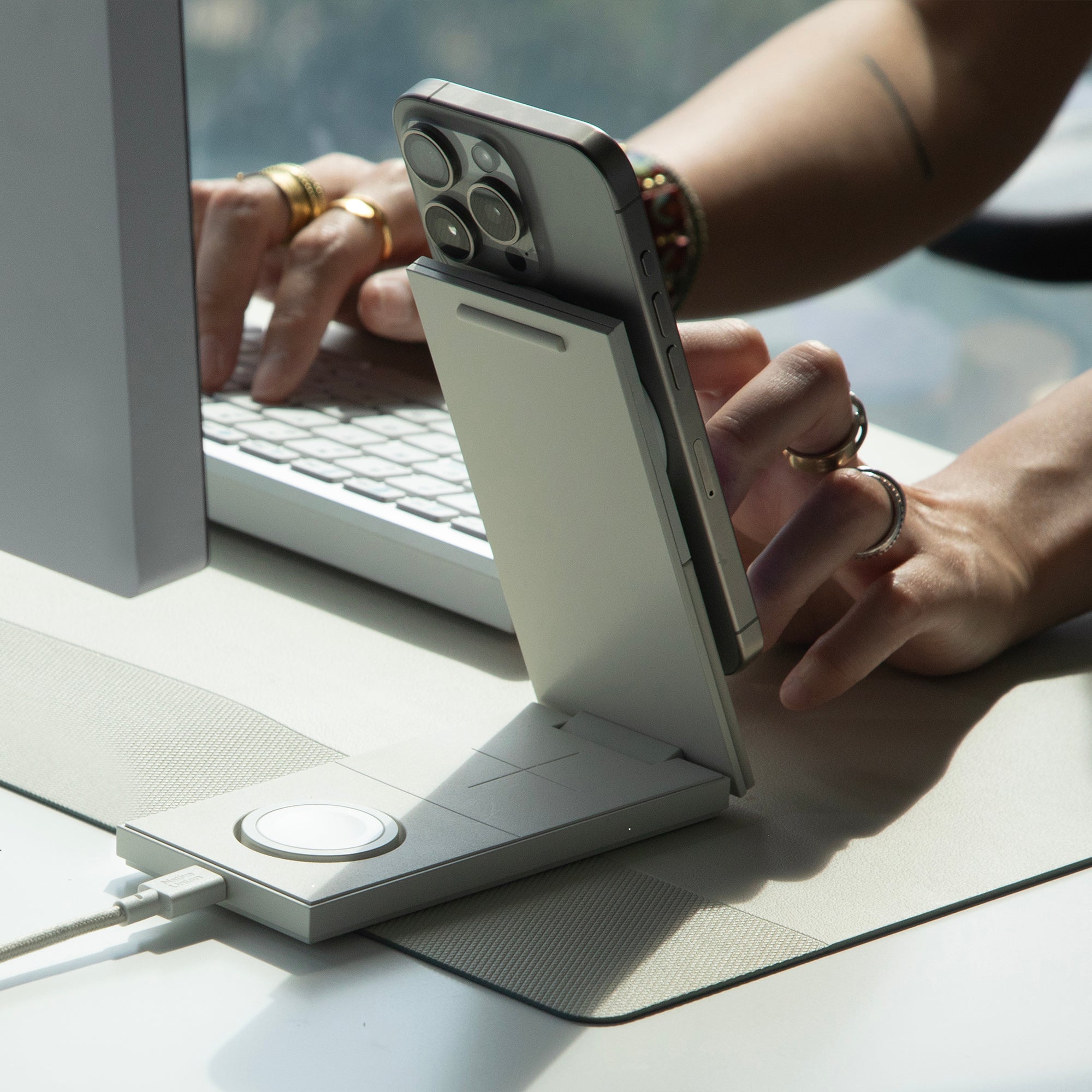 Rise 3-in-1 Magnetic Wireless Charger