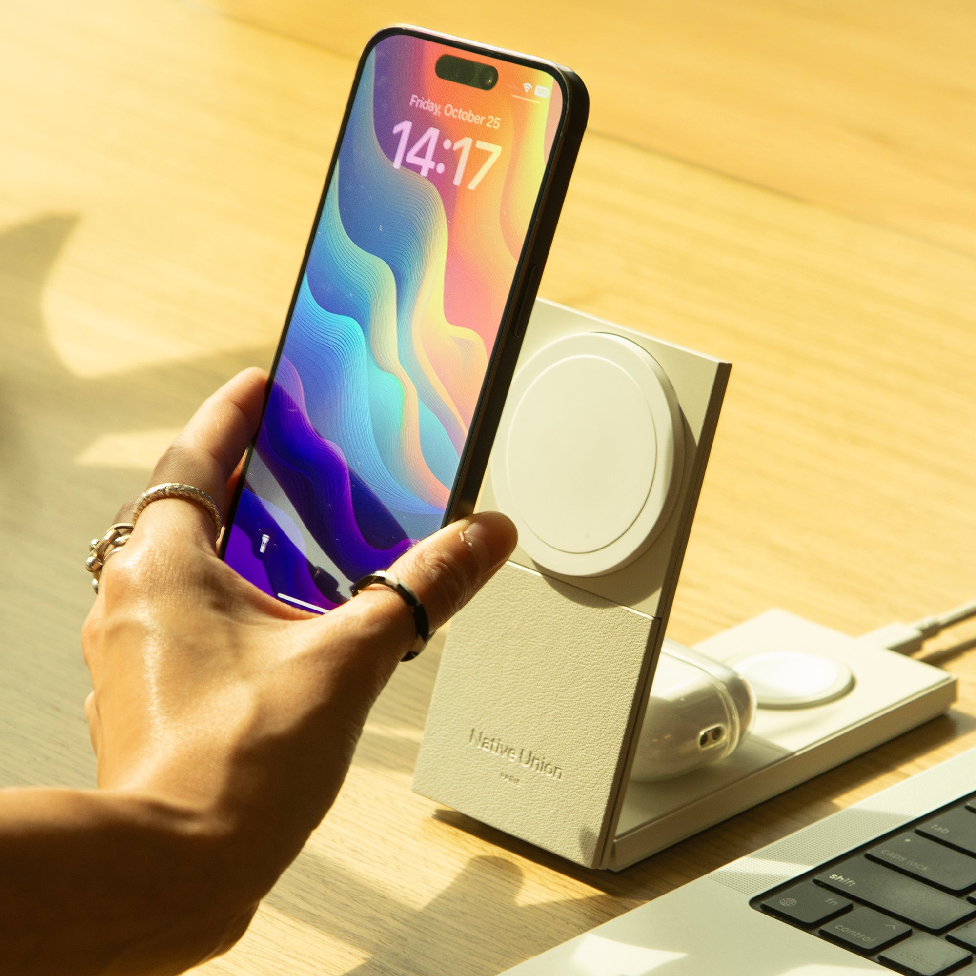 Rise 3-in-1 Magnetic Wireless Charger