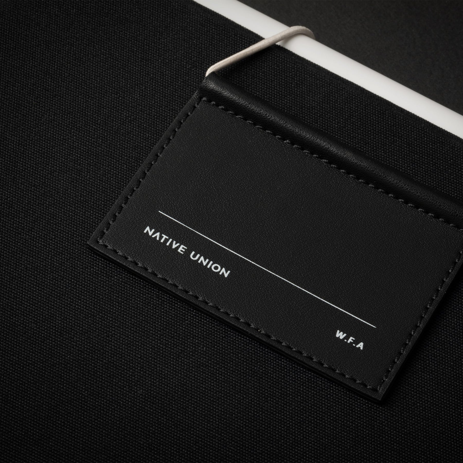 Saint Laurent Black leather iPad holder