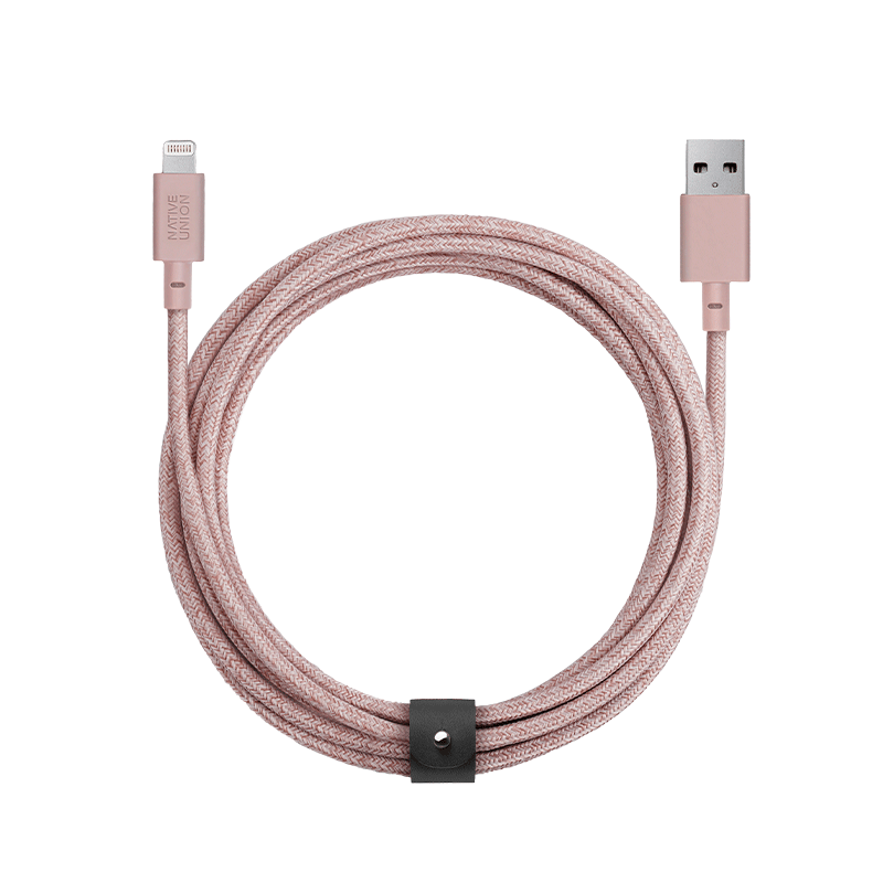 Rose Gold USB-C to Lightning Cable [10 ft / 3m length]