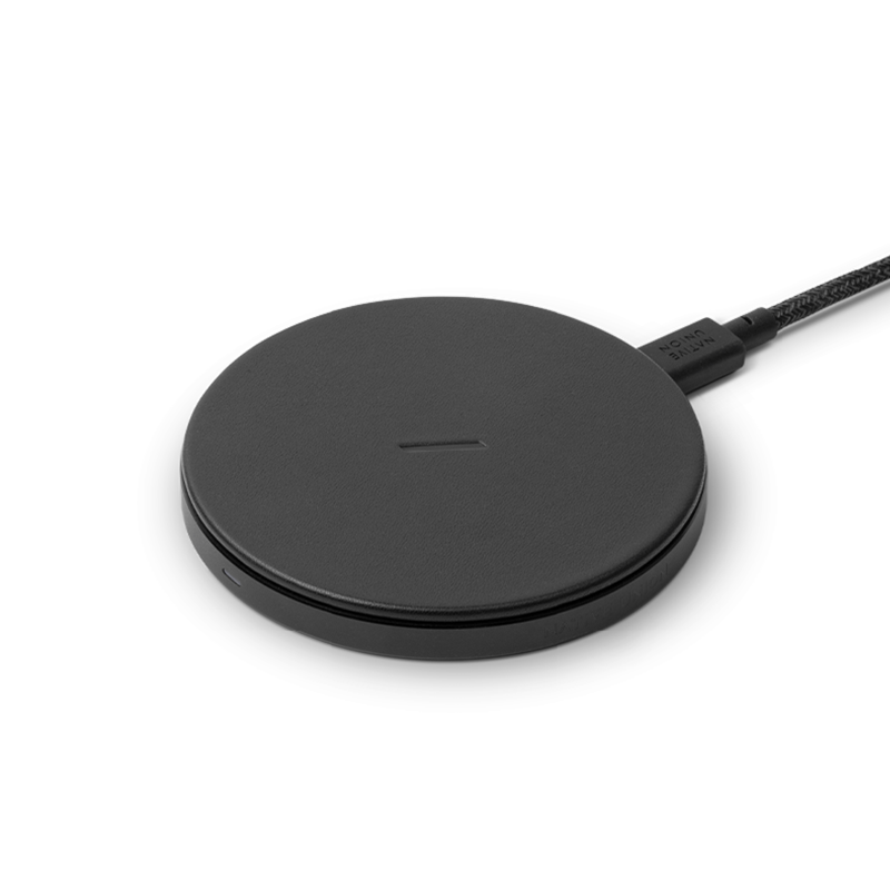 34253234241675,Drop Classic Leather Wireless Charger - Black