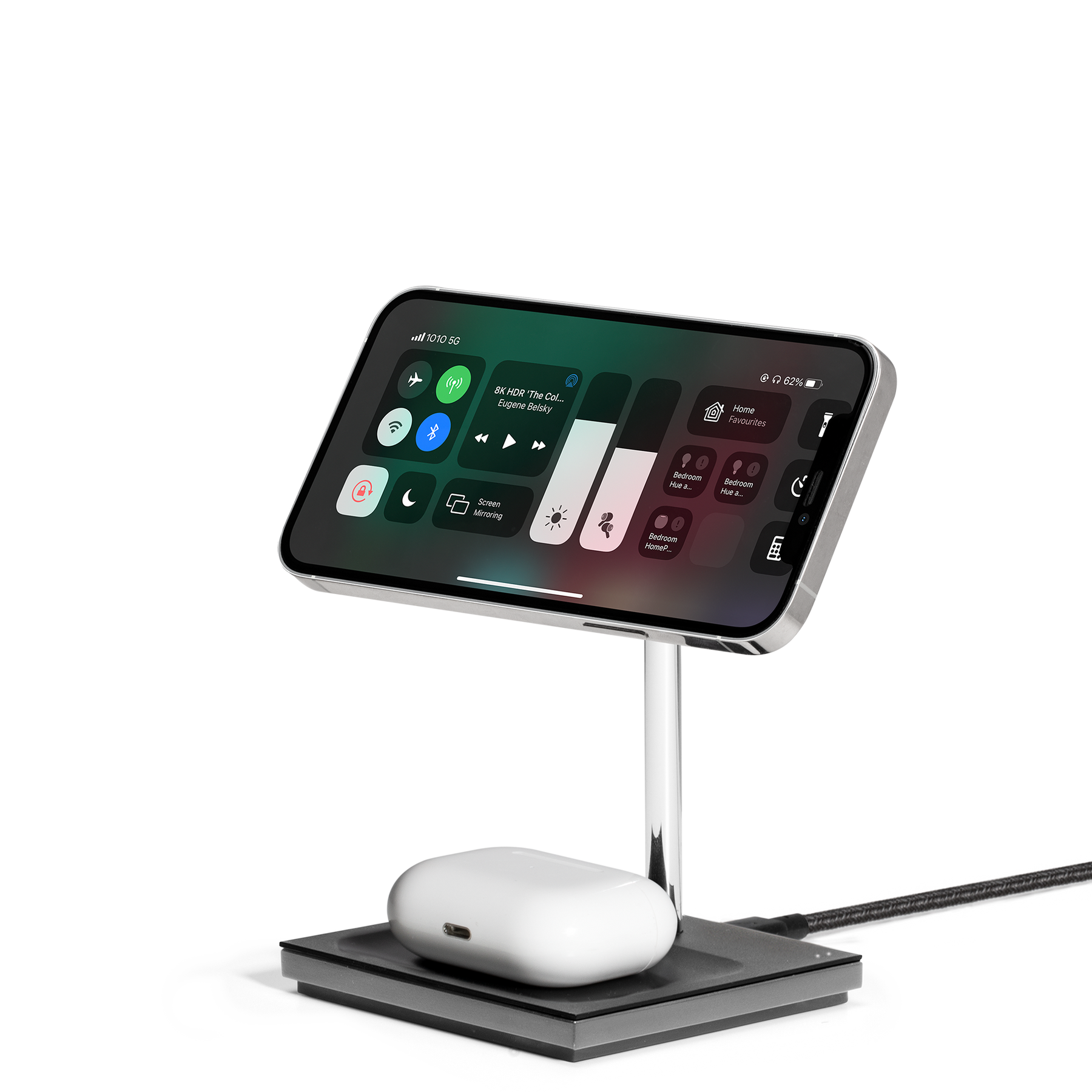 Base De Carga 2 En 1 Wireless Magsafe Boost Charge - Belkin Para Iphone